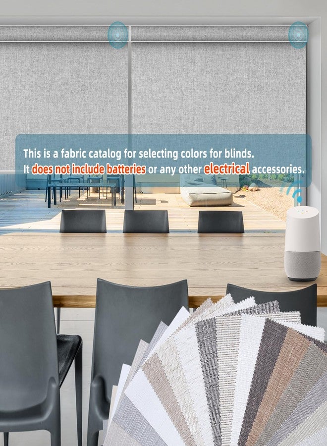 SmartWings 100% Blackout Roller Shades Fabric Samples, Used in Full Blackout Roller Blinds,Interior Fabrics Suitable for Bedrooms, Living Rooms and Offices, Multi-Color - Image 2